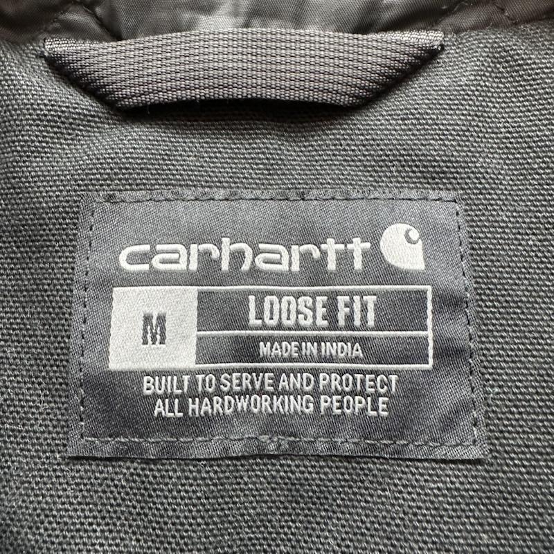 カーハート Carhartt ジャケット、上着 ジャンパー、ブルゾン WASHED DUCK INSULATED ACTIVE JACKET アクティブ ジャケット 104050 M 黒 / ブラック / black メンズ USED 古着 中古 50168471