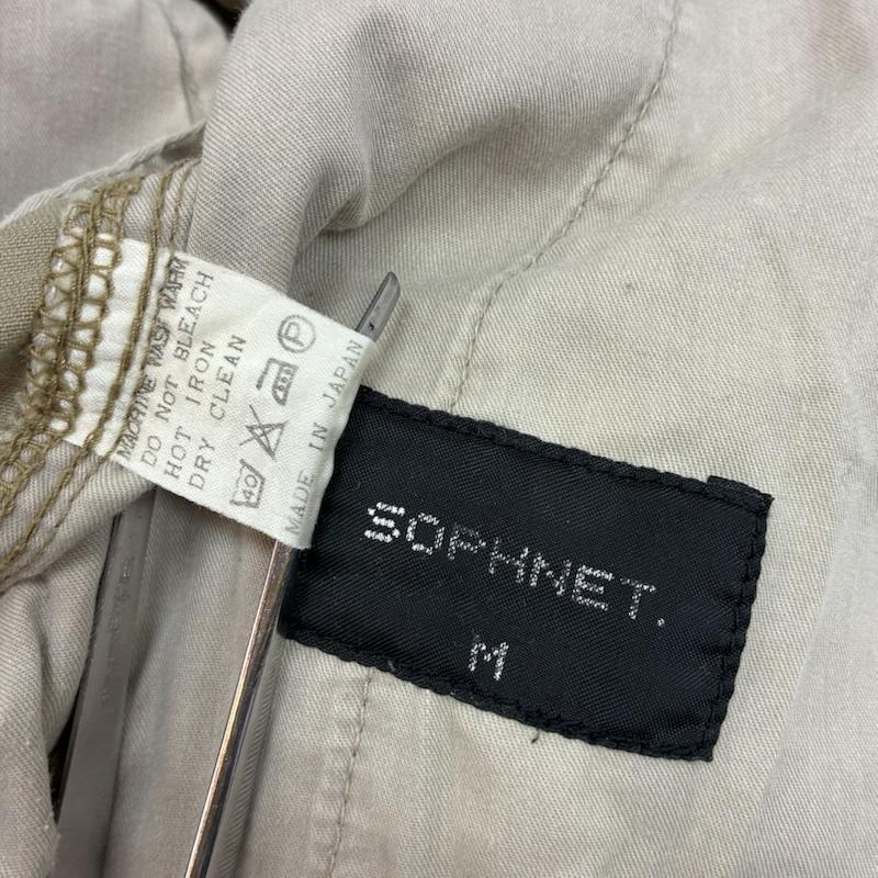 ソフネット SOPHNET. パンツ チノパン タタキ リペア ダメージ加工 ルーズ ストレート チノパン ワークパンツ M メンズ USED 古着 中古 50168508