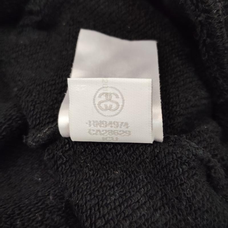 ステューシー STUSSY トレーナー 長袖 スウェット クルーネック プルオーバー M 黒 / ブラック / black X 白 / ホワイト / white メンズ USED 古着 中古 50168555