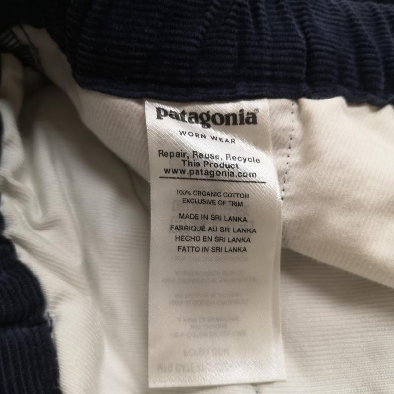 パタゴニア patagonia パンツ ワークパンツ、ペインターパンツ ウェビングベルト ウエストゴム ガゼットクロッチ コーデュロイ パンツ 56080 M 紺 / ネイビー / navy メンズ USED 古着 中古 50168563
