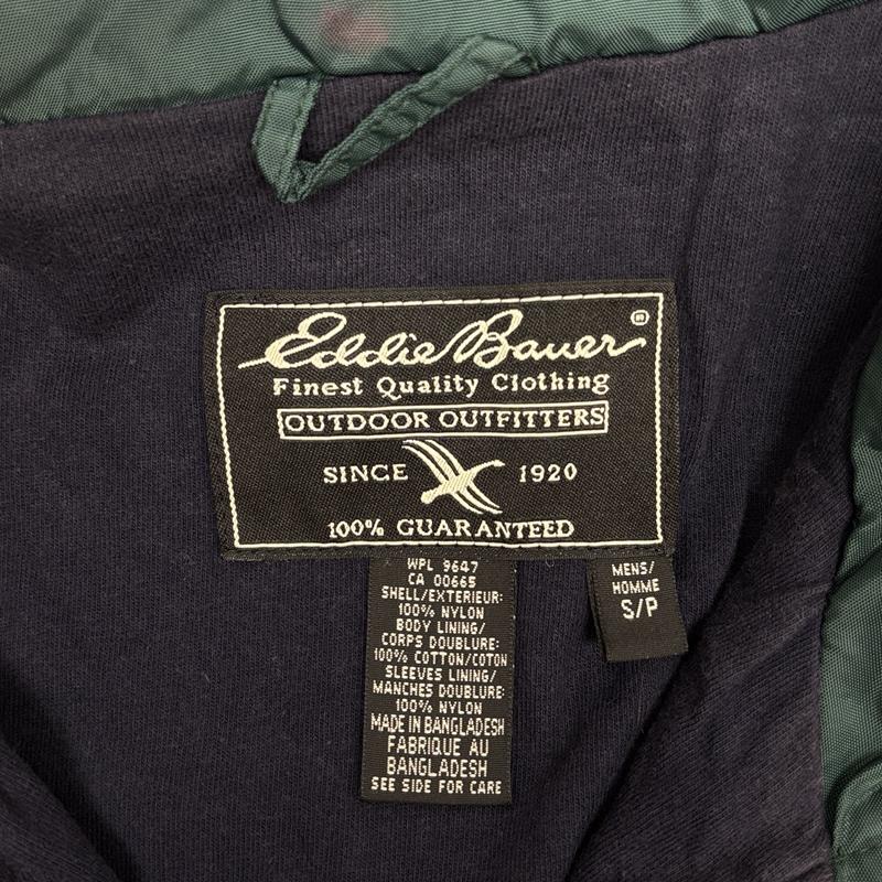 エディーバウアー Eddie Bauer ジャケット、上着 ジャンパー、ブルゾン 00s ナイロン マウンテンパーカー ジャケット フード取り外し可 S 緑 / グリーン / green X 紺 / ネイビー / navy メンズ USED 古着 中古 50168601
