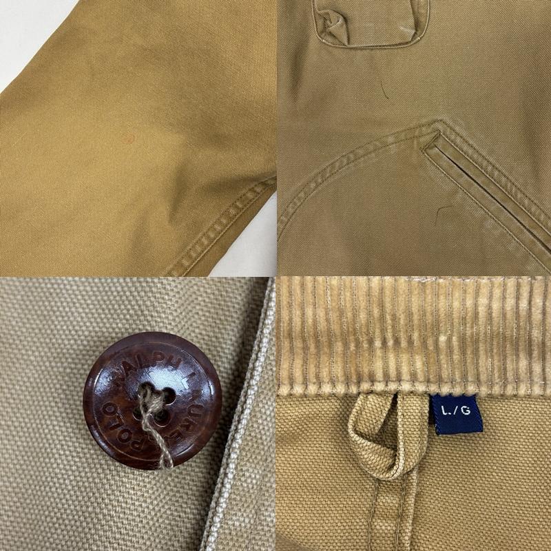ポロラルフローレン POLO RALPH LAUREN ジャケット、上着 ジャンパー、ブルゾン ダック地 ハンティング ジャケット L メンズ USED 古着 中古 50168603