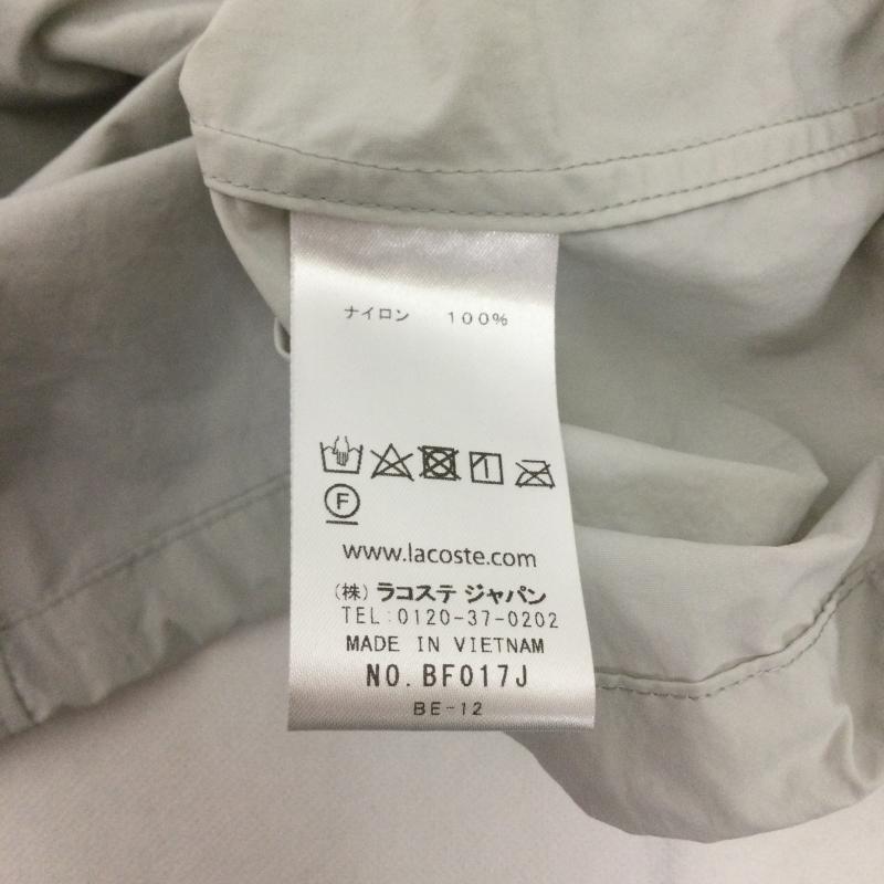 ラコステ LACOSTE ジャケット、上着 ジャンパー、ブルゾン lacoste BF017J ショート&ワイドスタンドカラーブルゾン 38 無地 灰 / グレー / gray レディース USED 古着 中古 50168634