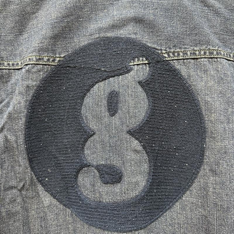 グッドイナフ GOODENOUGH シャツ、ブラウス 長袖 ロゴ 刺繍 デニム ウエスタン シャツ XL インディゴ / インディゴ / Indigo メンズ USED 古着 中古 50168657