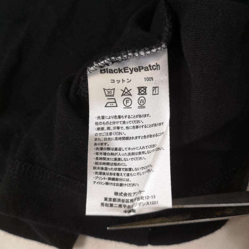 ワコマリア WACKO MARIA Tシャツ 半袖 THE BLACK EYE PATCH 天国東京 黒眼帯 半袖 Tシャツ S/S TEE L 黒 / ブラック / black メンズ USED 古着 中古 50168703