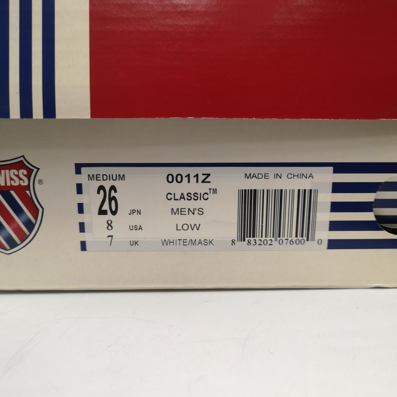 ケースイス K-SWISS スニーカー スニーカー The Classic オール ホワイト モデル ローカット スニーカー 26.0cm 白 / ホワイト / white メンズ USED 古着 中古 50168791