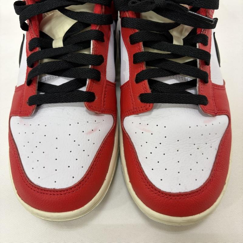 ナイキ NIKE スニーカー スニーカー Dunk Low Retro PRM Chicago Split DZ2536-600 スニーカー 27.5cm ロゴ、文字 白 / ホワイト / white X 赤 / レッド / red メンズ USED 古着 中古 50168868