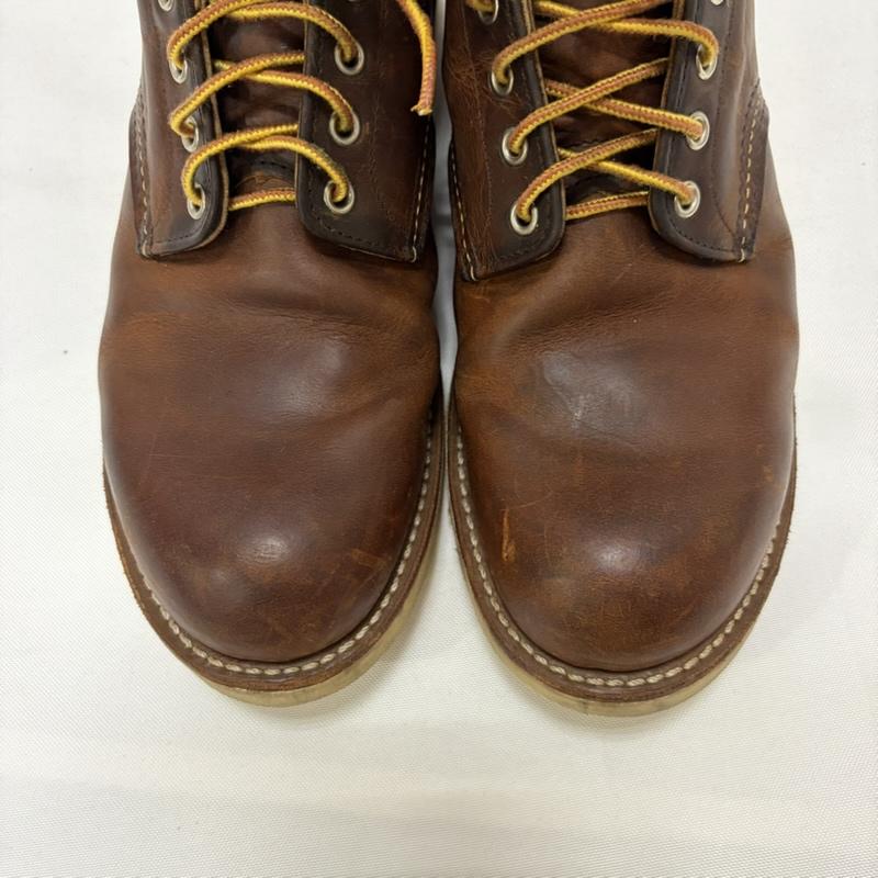 レッドウィング RED WING ブーツ 一般 15年製 6-inch Classic Round 9111 クラシック ラウンドトゥ ワークブーツ 28.0cm 無地 茶 / ブラウン / brown メンズ USED 古着 中古 50168869