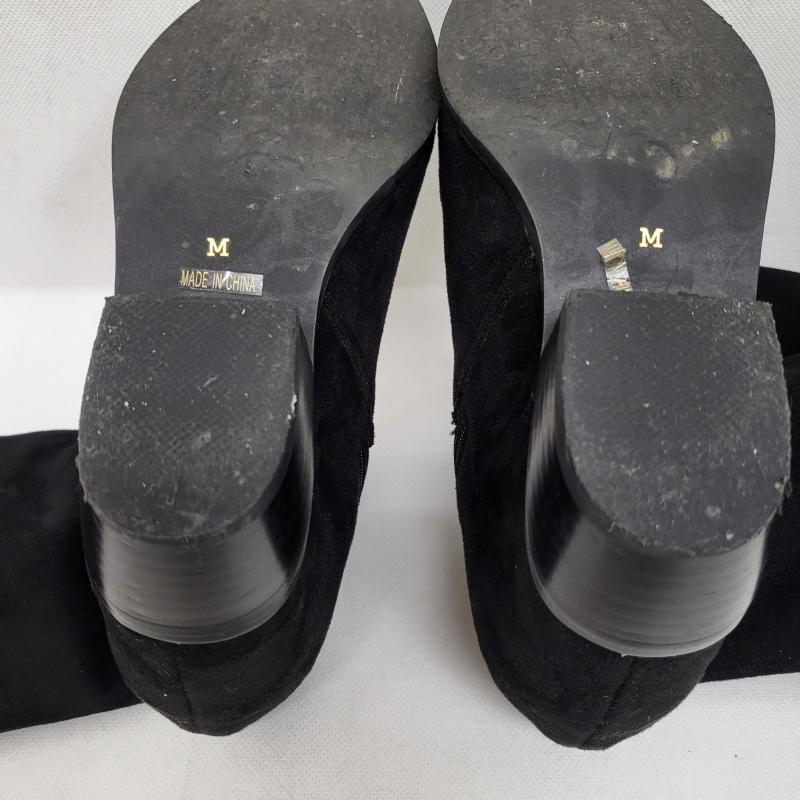 ジェイダ GYDA ブーツ ロングブーツ 美脚効果 シルエット M 黒 / ブラック / black レディース USED 古着 中古 50168918