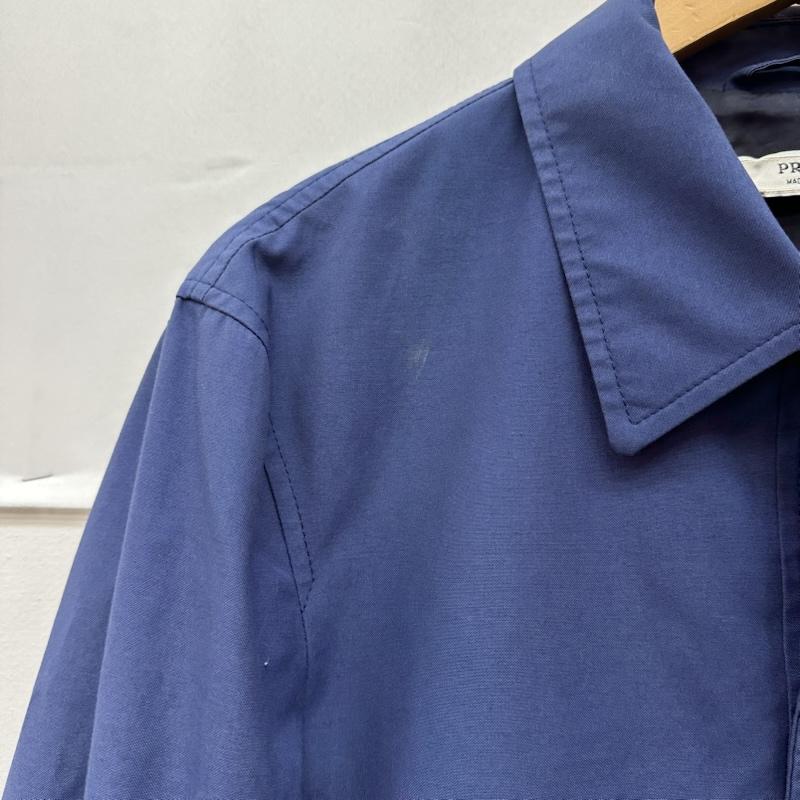 プラダ PRADA コート コート一般 イタリア製 ステンカラー コート 48 青 / ブルー / blue メンズ USED 古着 中古 50168925