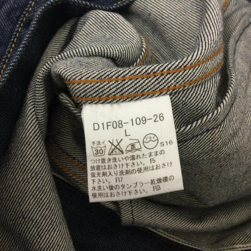 バーバリーブラックレーベル BURBERRY BLACK LABEL ジャケット、上着 ジャンパー、ブルゾン BURBERRY BLACK LABEL バーバリーブラックレーベル デニムジャケット D1F08-109-26 L 無地 インディゴ / インディゴ / Indigo メンズ USED 古着 中古 50168981