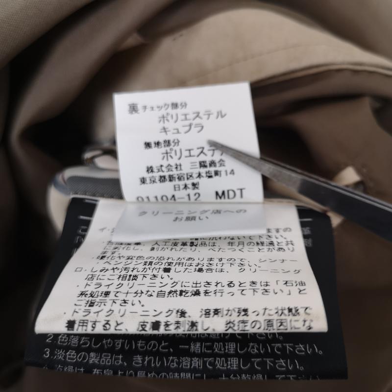バーバリーロンドン Burberry London ジャケット、上着 ジャンパー、ブルゾン 日本製 ノバチェック フェイク スウェード シャツ ジャケット BBP08-105-46 M ベージュ / ベージュ / beige メンズ USED 古着 中古 50169083