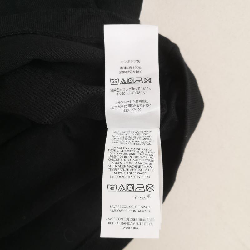 ポロラルフローレン POLO RALPH LAUREN Tシャツ 長袖 ポニー 刺繡 ワンポイント CLASSIC FIT 長袖 Tシャツ L/S TEE M 黒 / ブラック / black メンズ USED 古着 中古 50169094