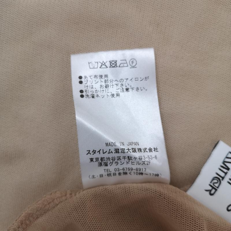 古着 USED カットソー 長袖 THINGS THAT MATTER 日本製 Yin & Yang PRINT TATTOO TOPS 0583TM0152P FREE ベージュ / ベージュ / beige レディース USED 古着 中古 50169106