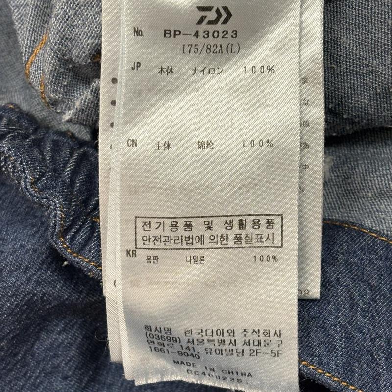 ダイワ DAIWA ボトムス ボトムス BP-43023 TECH 8POCKET PANTS DENIM テック デニム パンツ L メンズ USED 古着 中古 50169131
