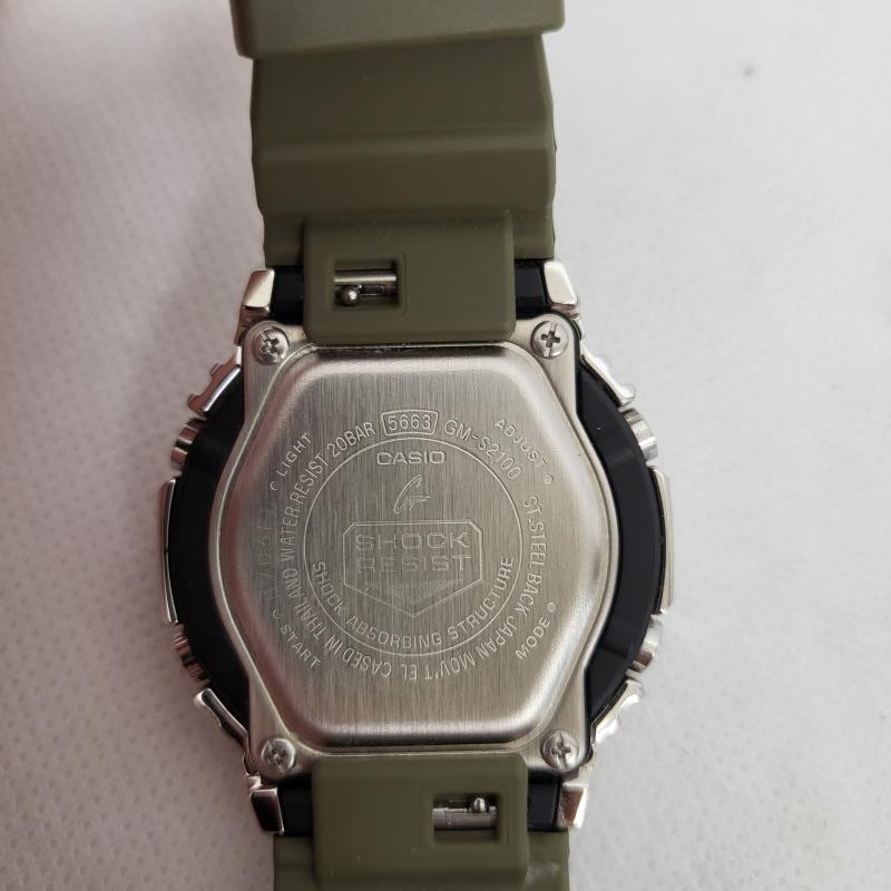 ジーショック G-SHOCK 腕時計 アナログ(クォーツ式) アナデジ オリーブグリーン 20気圧防水 GM-S2100-3AJF - 緑 / グリーン / green メンズ USED 古着 中古 50169183