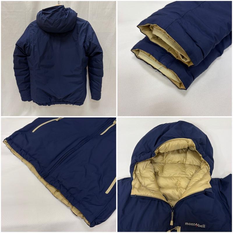 モンベル mont-bell ジャケット、上着 ダウンジャケット コロラドパーカ リバーシブル ダウン ジャケット 1101479 M ベージュ / ベージュ / beige X 紺 / ネイビー / navy レディース USED 古着 中古 50169295