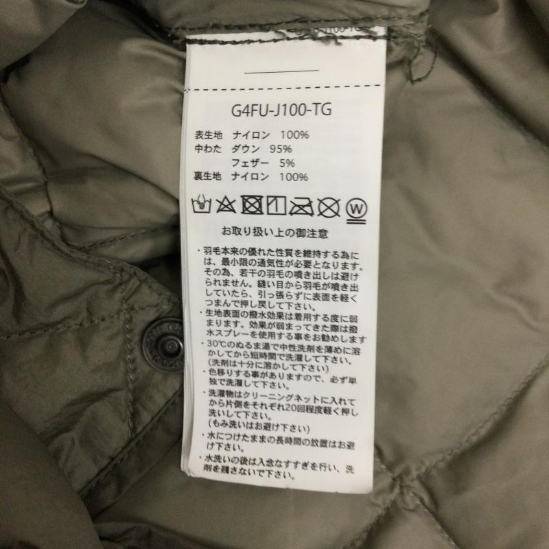 グラミチ GRAMICCI ベスト ベスト GRAMICCI TAION グラミチ インナー ダウンベスト G4FU-J100-TG タイオン クルーネック S 無地 茶 / ブラウン / brown メンズ USED 古着 中古 50169365