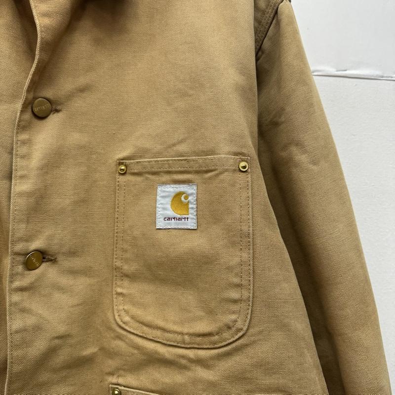 カーハート Carhartt ジャケット、上着 ジャンパー、ブルゾン 80s USA製 チョアコート カバーオール ワーク ジャケット 42 ベージュ / ベージュ / beige メンズ USED 古着 中古 50169473