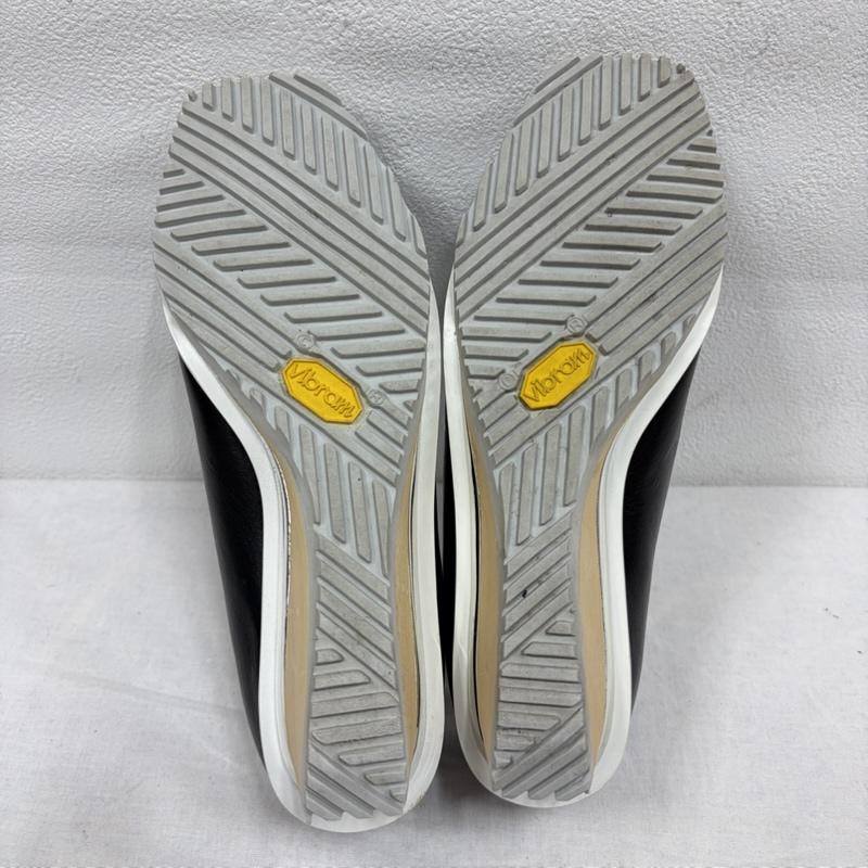 イッセイミヤケ ISSEY MIYAKE パンプス パンプス UNITED NUDE ユナイテッドヌード コラボ 変形 レザー パンプス ウッドソール メタル ラウンドトゥ 37 - 無地 黒 / ブラック / black レディース USED 古着 中古 50169476