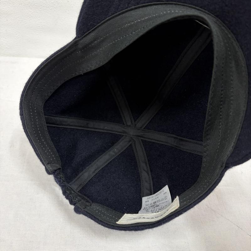 マーカウェア markaware 帽子 キャップ SPORTS CAP CASHMERE スポーツ ベースボールキャップ カシミヤ メルトン - 無地 紺 / ネイビー / navy メンズ USED 古着 中古 50169480