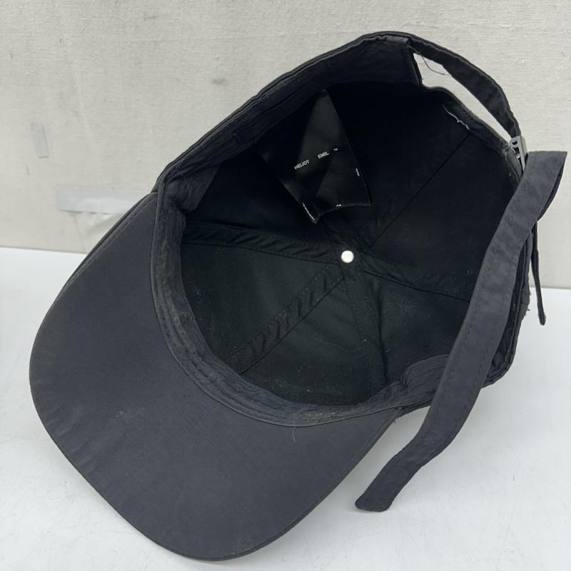 ヘリオット エミル HELIOT EMIL 帽子 キャップ W.レイヤー キャップ Black Cap W Layer - 黒 / ブラック / black メンズ USED 古着 中古 50169493