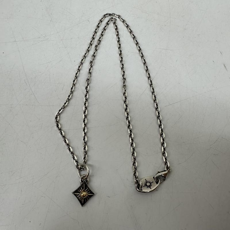 アリゾナ ARIZONA アクセサリー ネックレス、ペンダント 太陽神 シルバー チェーン ネックレス K18 SV925 T-103h - 銀 / シルバー / silver color メンズ USED 古着 中古 50169503