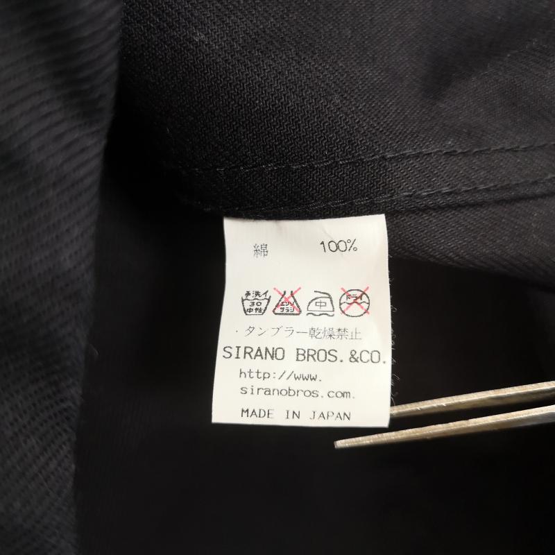 シラノブロス SIRANO BROS. & Co. ジャケット、上着 ジャンパー、ブルゾン 日本製 馬蹄 スカル GOOD LUCK ファイン ワーク ジャケット S 黒 / ブラック / black メンズ USED 古着 中古 50169631
