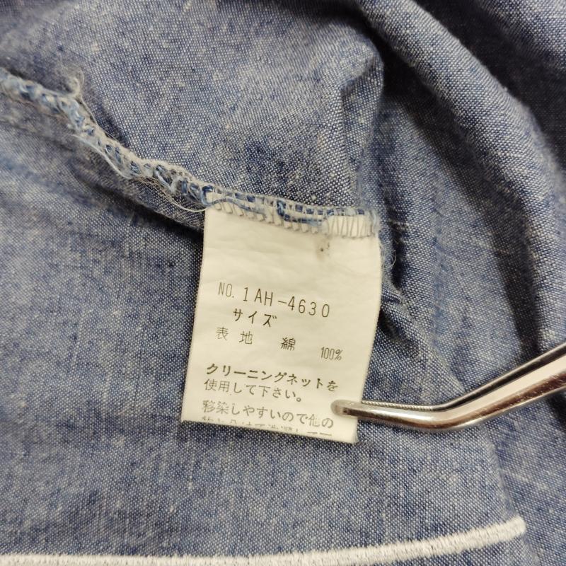 オゾンコミュニティ OZONECOMMUNITY シャツ、ブラウス 長袖 ヴィンテージ リメイク風 デニム シャツ 90s 00s Y2K - 水色 / ライトブルー / メンズ USED 古着 中古 50169672