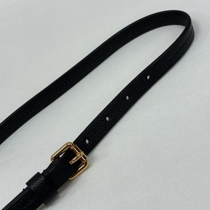 ルイヴィトン LOUIS VUITTON バッグ バッグ アンプラント スピーディー バンドリエール ノワール シボ革 レザー ベルト ショルダー ストラップ のみ - レディース USED 古着 中古 50169704
