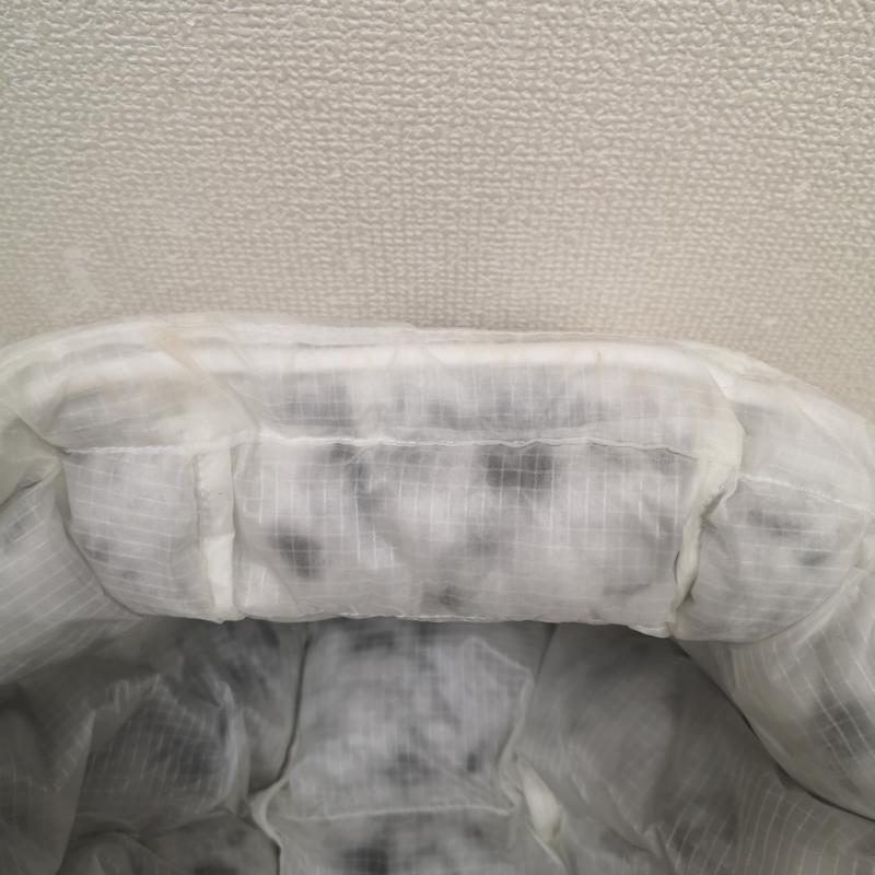 ナイキ NIKE コート ダウンコート シンセティック フィル パーカー ロング エコ ダウン コート CZ1910-121 S 白 / ホワイト / white X 灰 / グレー / gray レディース USED 古着 中古 50169765