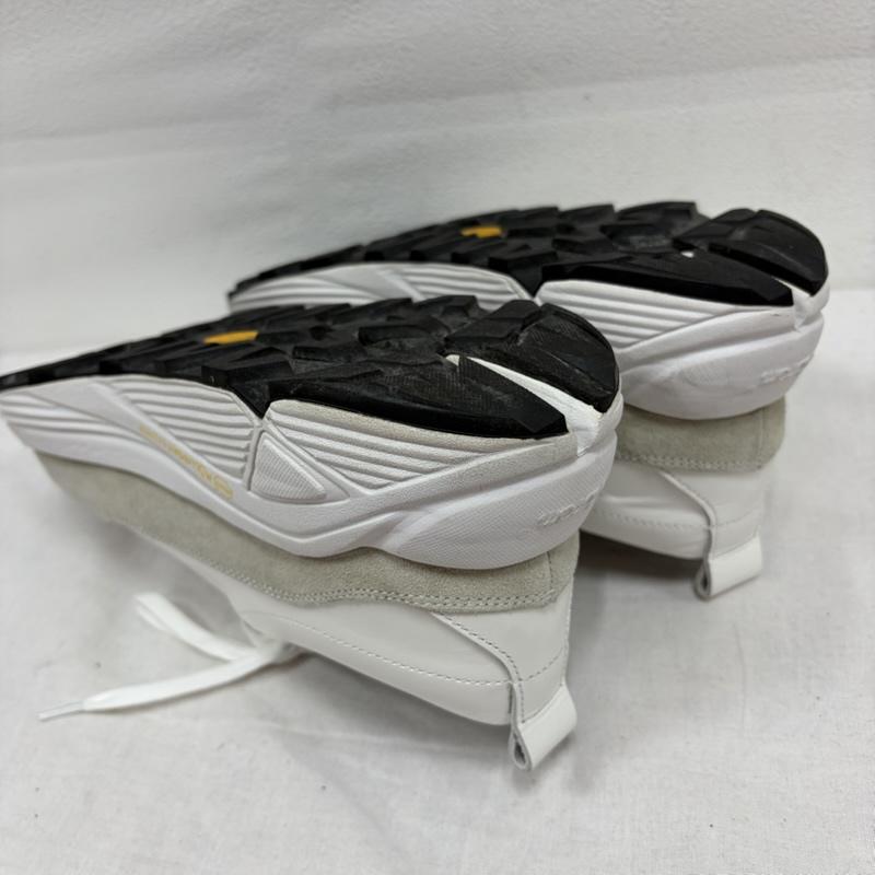 ヨーク YOAK スニーカー スニーカー LORRY ローリー レザー スニーカー 厚底 ローカット vibram ビブラム ソール スウェード 43サイズ 28.0cm ワンポイント X ロゴ、文字 白 / ホワイト / white メンズ USED 古着 中古 50169811
