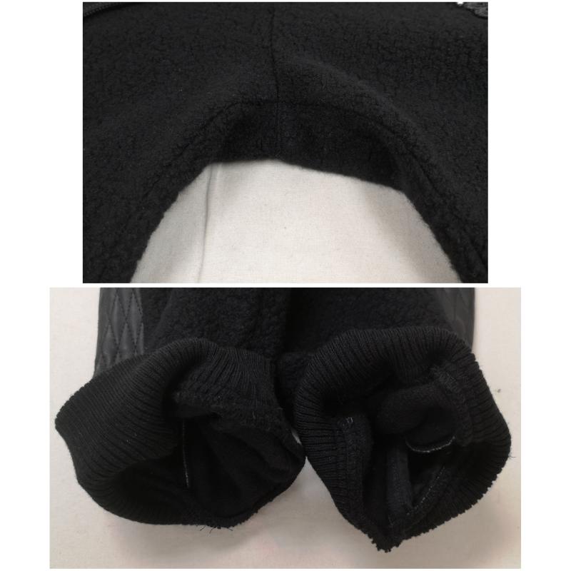 エーケーエム AKM パンツ サルエルパンツ × muta MARINE 日本製 ボア フリース 切り替え ジョガー イージー パンツ M 黒 / ブラック / black メンズ USED 古着 中古 50169842