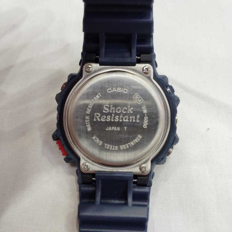 ジーショック G-SHOCK 腕時計 デジタル 稼働品 90s 初期 DW-6000 デジタル 腕時計 - 紺 / ネイビー / navy メンズ USED 古着 中古 50169843