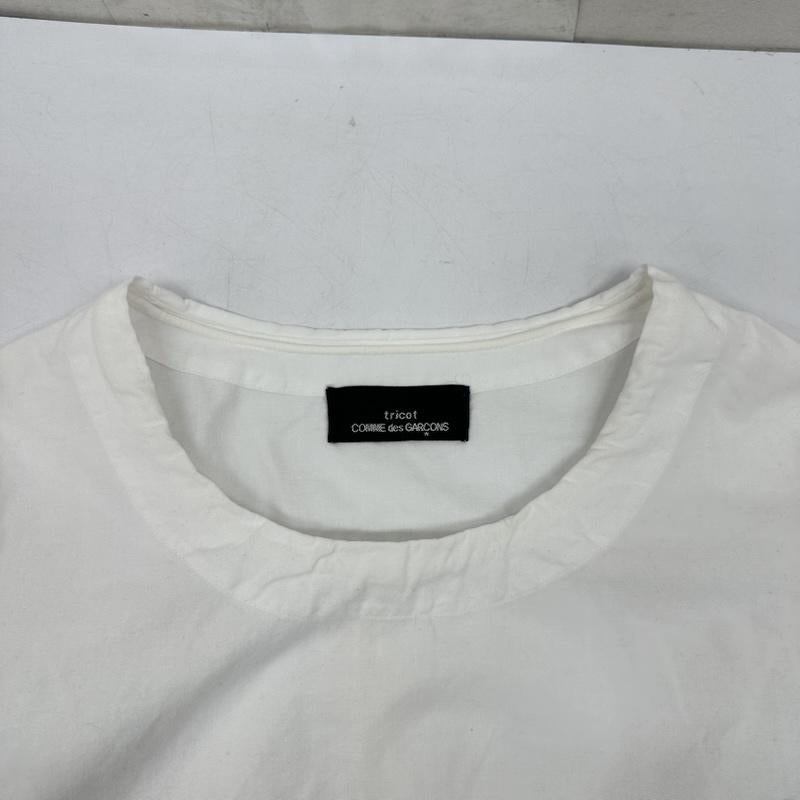 トリココムデギャルソン tricot COMME des GARSONS カットソー 長袖 00s コットン ロングスリーブ カットソー TB-020360 - 白 / ホワイト / white レディース USED 古着 中古 50169934