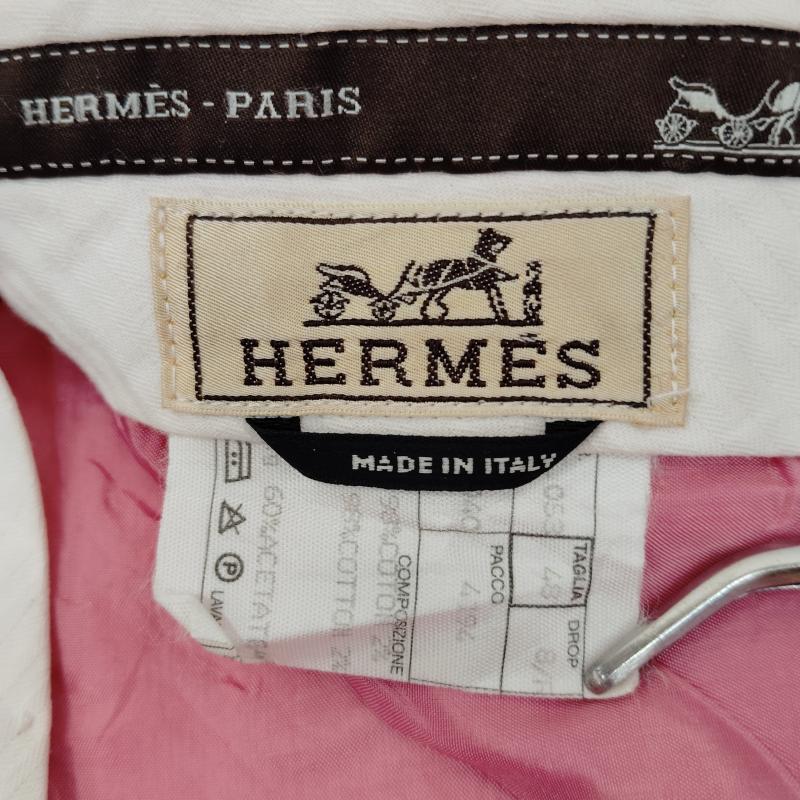 エルメス HERMES パンツ スラックス ヴィンテージ コーデュロイ パンツ ストレッチ 48 マゼンタ / マゼンタ / レディース USED 古着 中古 50169972