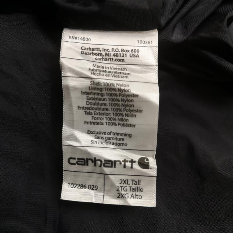 カーハート Carhartt ベスト ベスト 軽量 中綿 ナイロン Gilliam Vest ギリアム ベスト 102286 XXL 灰 / グレー / gray メンズ USED 古着 中古 50169993