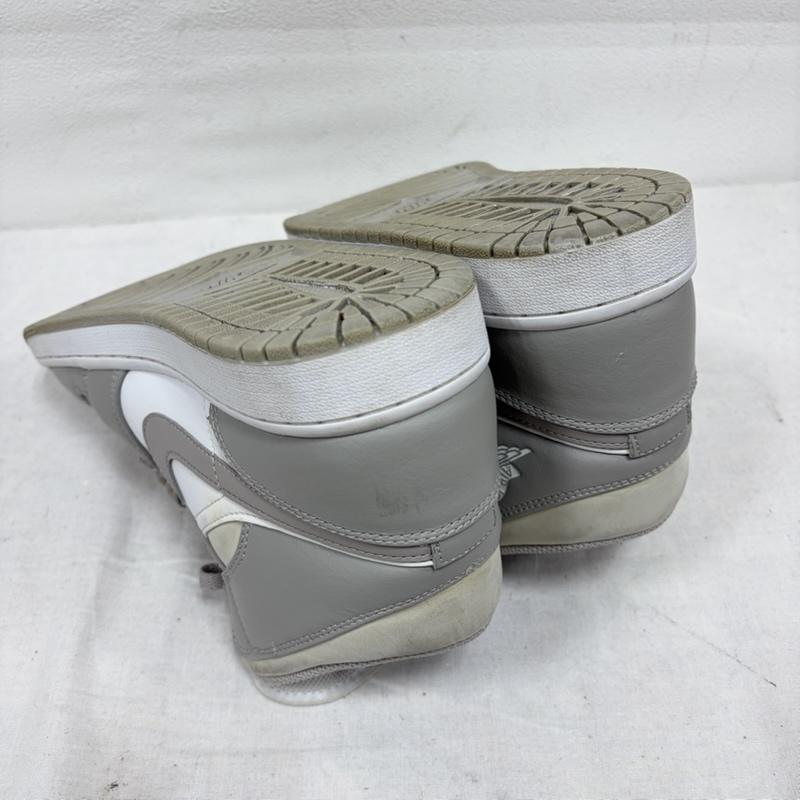 ナイキ NIKE スニーカー スニーカー AIR JORDAN 1 MID エアジョーダン カレッジグレー 554724-082 バスケット ロゴ スニーカー 27.5cm ロゴ、文字 白 / ホワイト / white X 灰 / グレー / gray メンズ USED 古着 中古 50169999