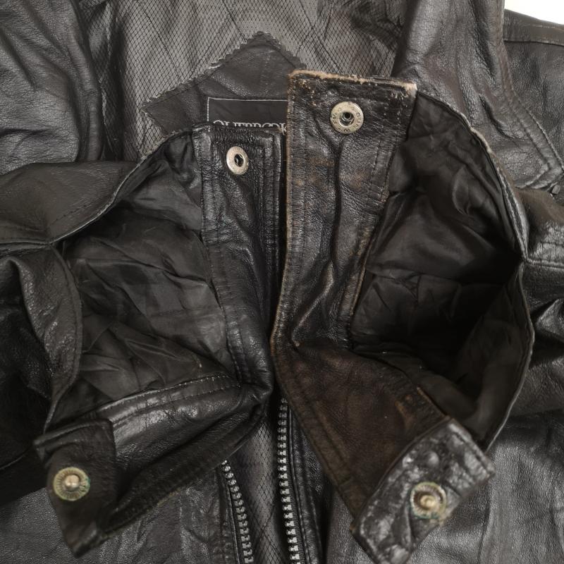 古着 USED ジャケット、上着 レザージャケット OUTBROOK アウトブルック 本革 レザー ジャケット M 黒 / ブラック / black メンズ USED 古着 中古 50170000