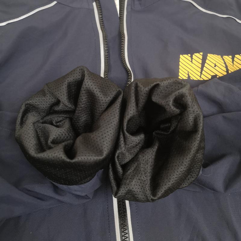 古着 USED ジャケット、上着 ジャンパー、ブルゾン U.S. NAVY USA製 アメリカ 海軍 フィジカル フィットネス ランニング ミリタリー ジャケット M 紺 / ネイビー / navy メンズ USED 古着 中古 50170001