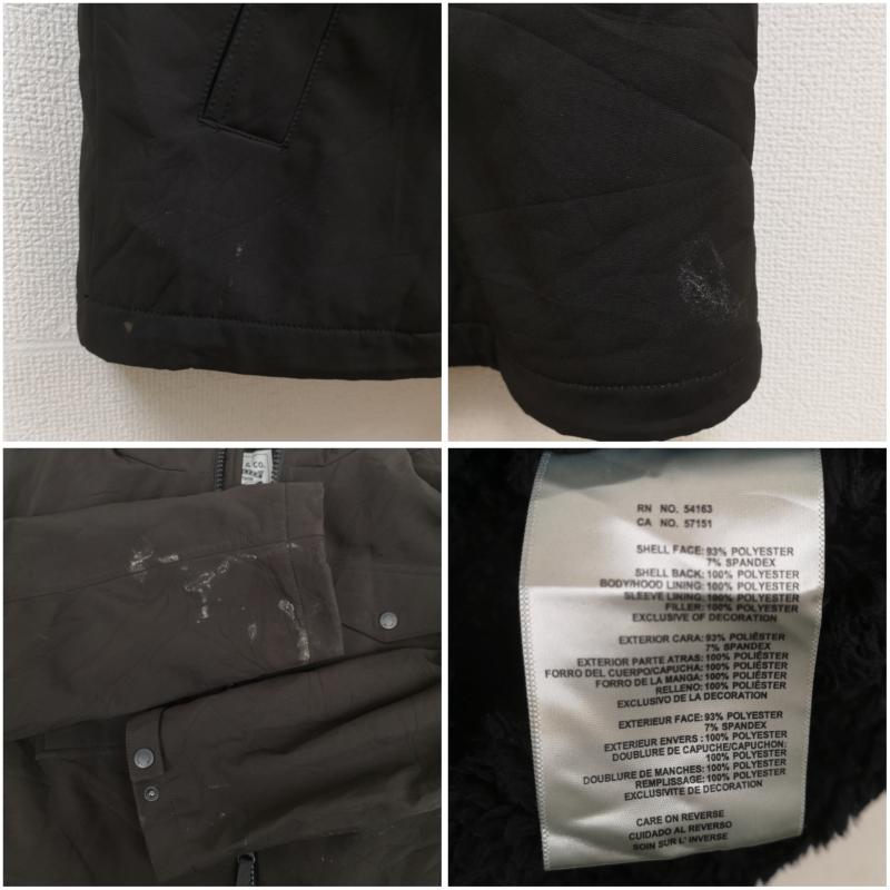 リーバイストラウスアンドコー Levi Strauss & co. ジャケット、上着 ジャンパー、ブルゾン ソフトシェル 2ポケット シェルパラインド フーデッド トラッカー ジャケット L 黒 / ブラック / black メンズ USED 古着 中古 50170015