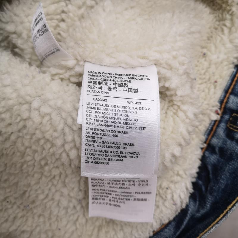 リーバイストラウスアンドコー Levi Strauss & co. ジャケット、上着 ジャンパー、ブルゾン TYPE III 3rd タイプ シェルパ ボア デニム トラッカー ジャケット M インディゴ / インディゴ / Indigo メンズ USED 古着 中古 50170033