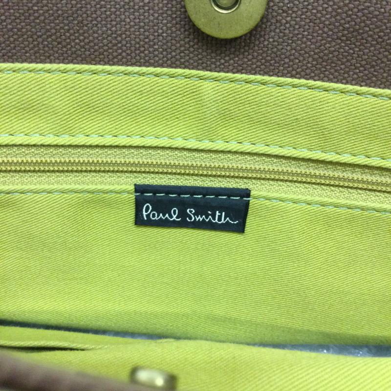 ポールスミス Paul Smith トートバッグ トートバッグ paul smith トロンプ ルイユ トートバッグ - プリント 茶 / ブラウン / brown メンズ USED 古着 中古 50170087