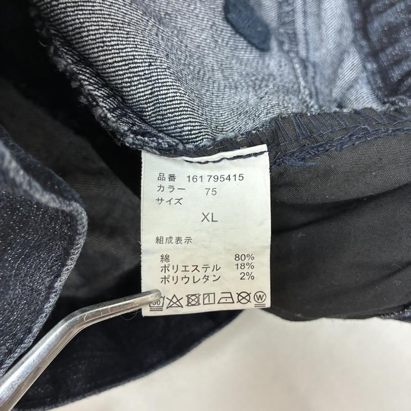 セマンティックデザイン semantic design パンツ デニム、ジーンズ ジップギミック ウォッシュド ストレッチ カーゴ デニム パンツ Y2K アーカイブ XL メンズ USED 古着 中古 50170089