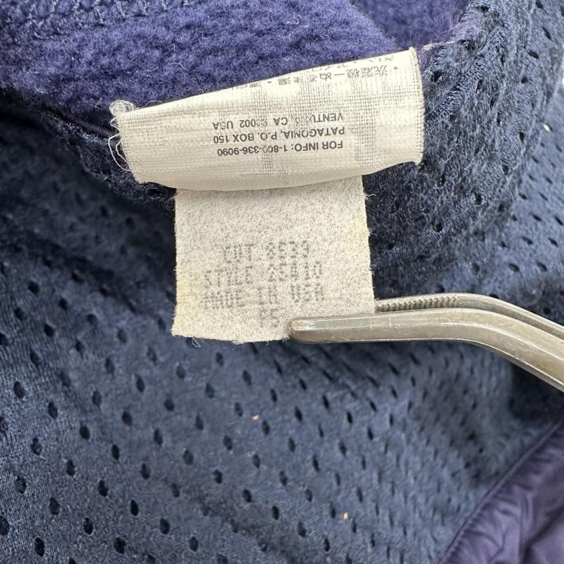 パタゴニア patagonia ジャケット、上着 ジャンパー、ブルゾン 90s USA製 シンチラ フリース ジップ ジャケット 25410 F5 M 紫 / パープル / purple メンズ USED 古着 中古 50170093