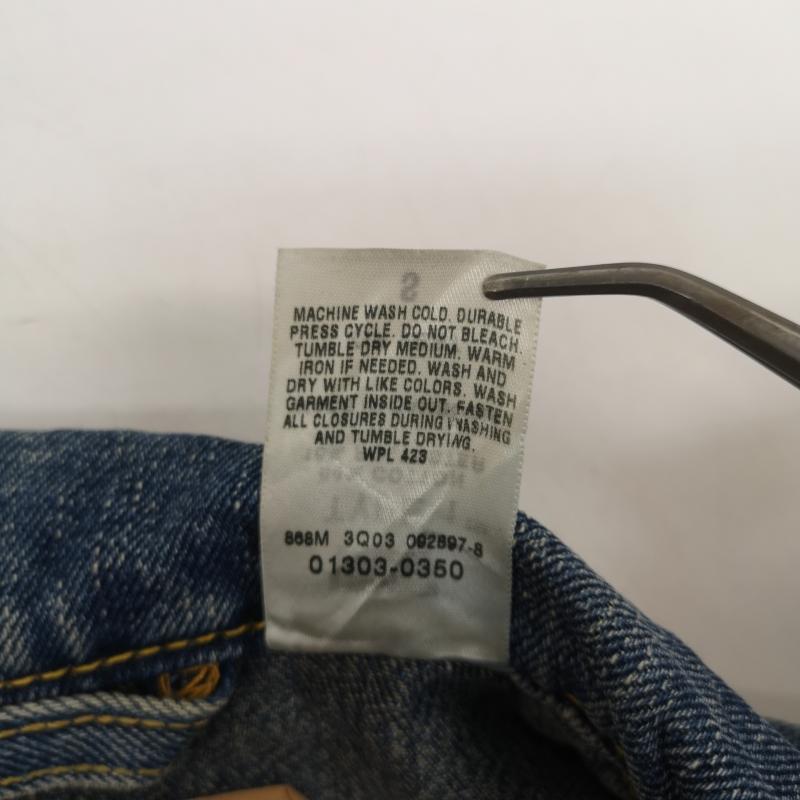リーバイストラウスアンドコー Levi Strauss & co. ベスト ベスト TYPE 1 タイプワン ライン デニム ベスト S インディゴ / インディゴ / Indigo レディース USED 古着 中古 50170136