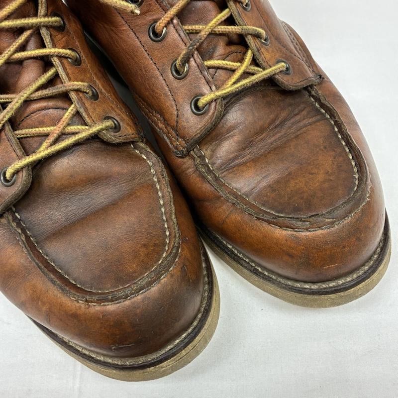 レッドウィング RED WING ブーツ ショートブーツ 90s 刺繍羽タグ クラシック モック レースアップ ワーク ブーツ ヴィンテージ US:8 メンズ USED 古着 中古 50170195