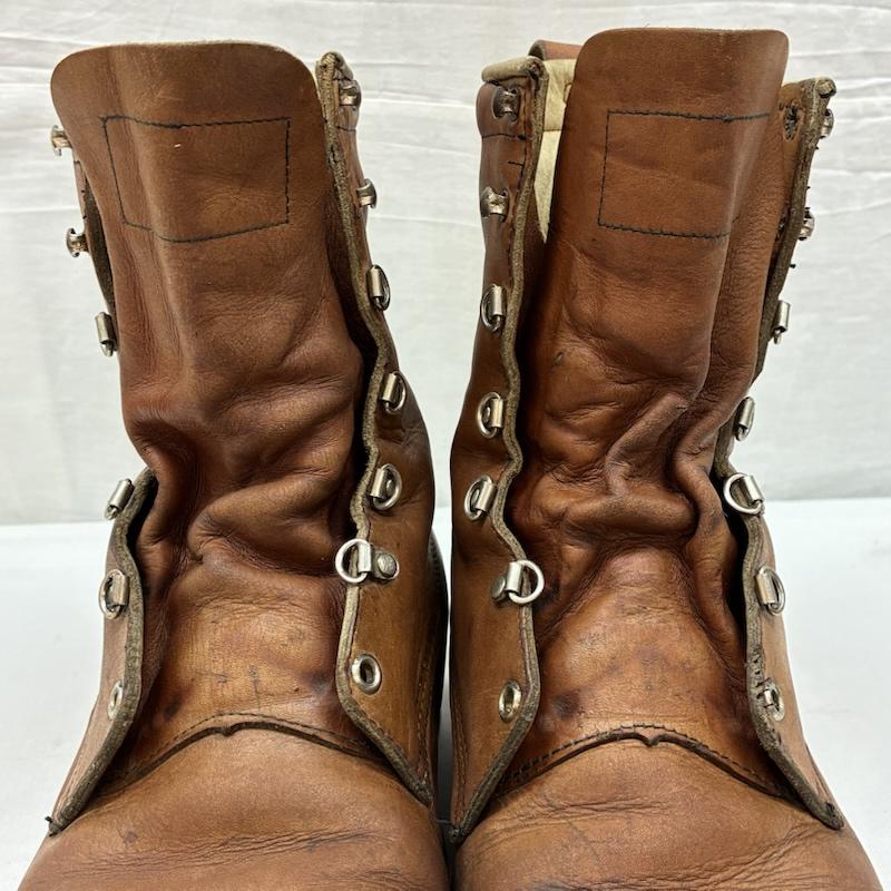レッドウィング RED WING ブーツ ロングブーツ 80s 犬タグ USA製 アイリッシュセッター ブーツ レースアップ ワークブーツ - メンズ USED 古着 中古 50170198
