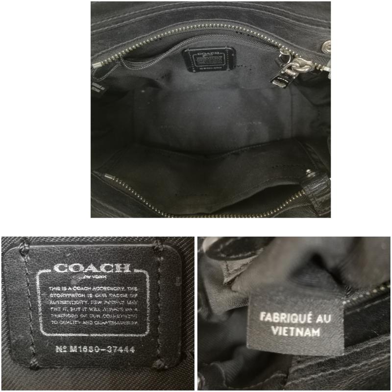 コーチ COACH ハンドバッグ ハンドバッグ スワッガー Swagger 21 キャリーオール ミニ 2WAY ハンド バッグ 2137444 - 黒 / ブラック / black レディース USED 古着 中古 50170392