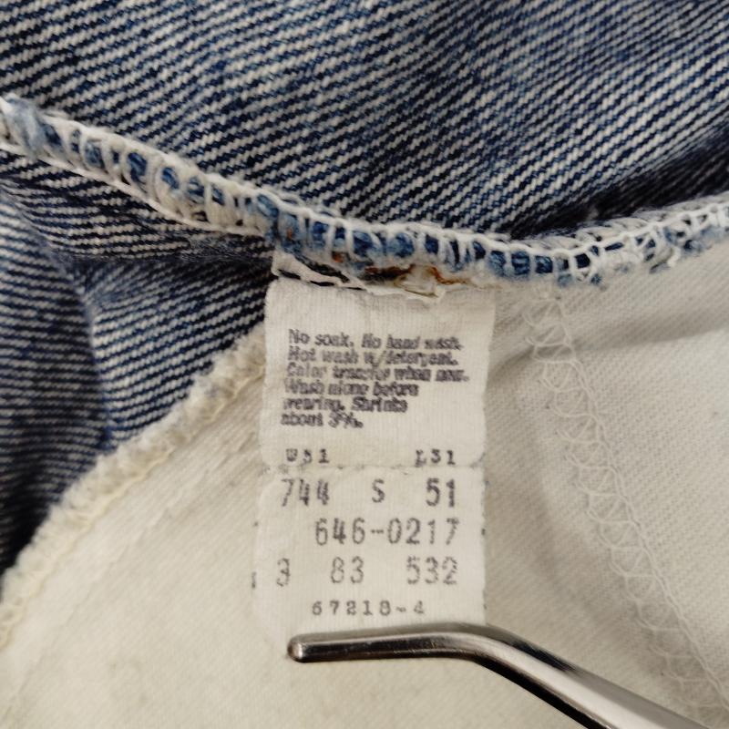 リーバイス Levi s パンツ デニム、ジーンズ 60s ベルボトム ジーンズ 646-0217 フレア シルエット ヒッピー - インディゴ / インディゴ / Indigo メンズ USED 古着 中古 50170395